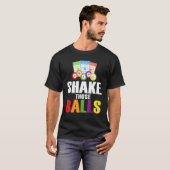 これらのボールを振おもしろいるビンゴおもしろいビンゴ1 Tシャツ (正面フル)