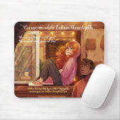 これらのライトを追ユニークいかける マウスパッド (マウス)