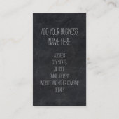 これらの事のキリスト教の聖書の聖なる書物、経典で考えて下さい 名刺 (裏面)