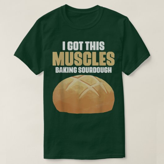 これらの得筋肉ベーキングBr用のソース生地ペストリー Tシャツ (デザイン正面)