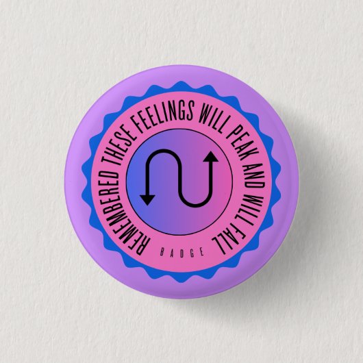 これらの感覚はピークと秋 缶バッジ (正面)