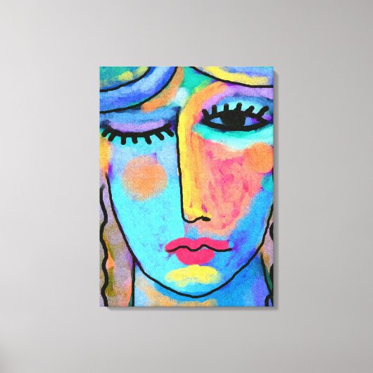 これらの日の一つ抽象芸術デジ絵画タル キャンバスプリント (正面)