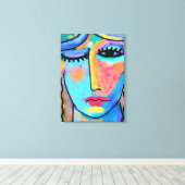 これらの日の一つ抽象芸術デジ絵画タル キャンバスプリント (インサイチュ (ウッドフロア))