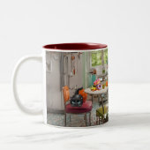 これらの日の1つ(オプションのカスタマイズ) ツートーンマグカップ (左)