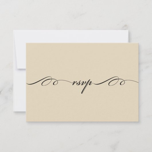 これらの最も素晴らしいの愛応答カードです 出欠カード (正面)