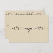 これらの最も素晴らしいの愛応答カードです 出欠カード (正面/裏面)