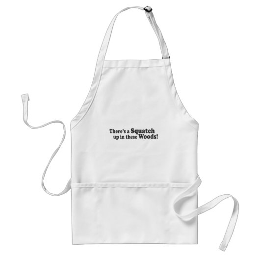 これらの森にSquatchがあります! 多数の突き棒 スタンダードエプロン (正面)