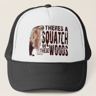 これらの森のかわいいSQUATCH -ビッグフットのギアを見つけること キャップ