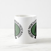 これらの森のクールな楕円形のSquatch コーヒーマグカップ (中央)