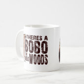これらの森の-かわいいボボSQUATCHビッグフットを見つけること コーヒーマグカップ (正面左)