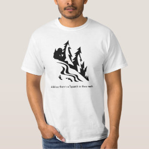 これらの森のTシャツのSquatch Tシャツ