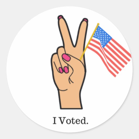 これらの爪、 ネイルは投票 ラウンドシール (正面)