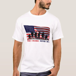 これらの色は決してTシャツを走りません Tシャツ