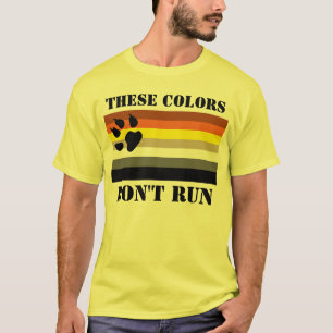これらの色は走ない。ゲイ弱国。 Tシャツ