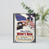 これらの色は走ない、真珠湾 ポストカード (スタンド正面)