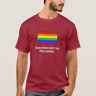 これらの色は走りません。 それらはsashay. tシャツ