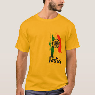 これらの色は走インディアンフラグtirangaプライド tシャツ