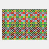 これらの色を熱狂する一緒にラッピング紙 ラッピングペーパーシート (正面3)