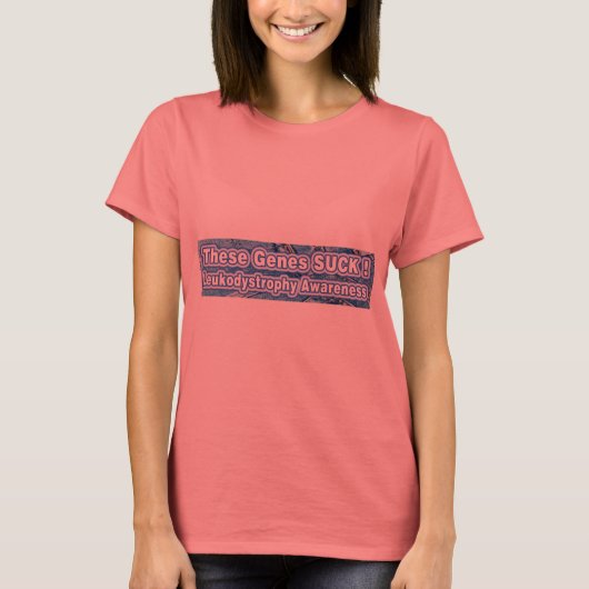 これらの遺伝子をロイコジストロ吸フィー! Tシャツ (正面)