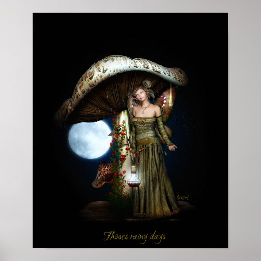 これらの雨の日 ポスター (正面)