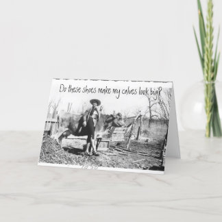 これらの靴は私の子牛に一見を大きくさせますか。 カード