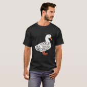 これらの鶏を全部見る Tシャツ (正面フル)