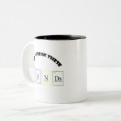 これらのB O N Dsを壊すことができません ツートーンマグカップ (正面左)