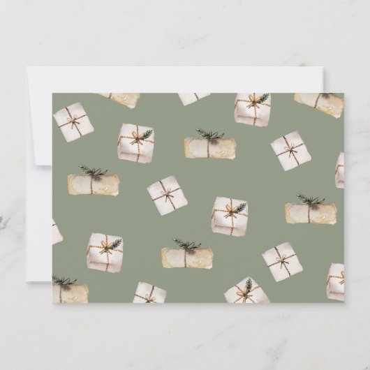 これらはギフトお気に入りの交換である 招待状 (裏面)