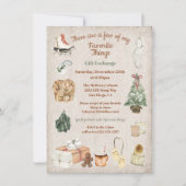 これらはギフトお気に入りの交換である 招待状 (正面)