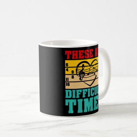これらは困難な時間ミュージシャン2 コーヒーマグカップ (正面右)