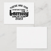 これらは私たちの機能不全の家族の休暇おもしろい ノートカード (正面/裏面)