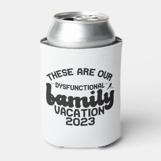 これらは私たちの機能不全の家族の休暇おもしろい 缶クーラー (缶正面)