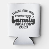 これらは私たちの機能不全の家族の休暇おもしろい 缶クーラー (正面)