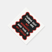 これらは私のサルであり、これは私のサーカスである スタンダードカクテルナプキン (角)