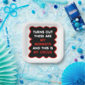 これらは私のサルであり、これは私のサーカスである ペーパープレート (パーティー)