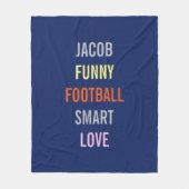 これらは私の事物のお気に入りのフリース フリースブランケット (正面)