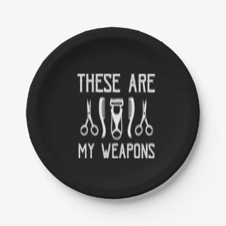 これらは私の武器だ ペーパープレート