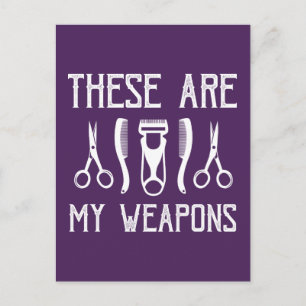 これらは私の武器です ポストカード