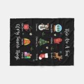 これらは私の物の一部お気に入りのだ フリースブランケット (正面(横))