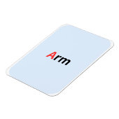 これらは色付きのアルファベットフラッシュカードである。 マグネット (左側)