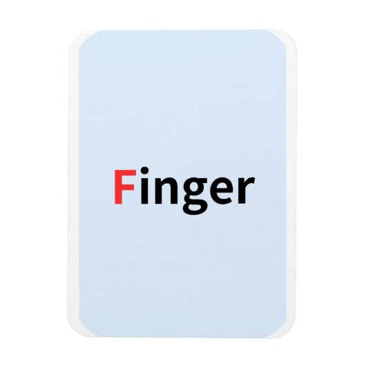 これらは色付きのアルファベットフラッシュカードである。 マグネット (縦)