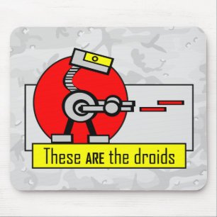 これらはdroidsです マウスパッド