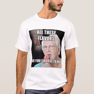 これら全ての味の塩辛いT型 Tシャツ