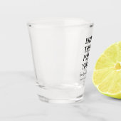 これをあなたはおばあちゃんに飲おもしろいむ ショットグラス (左)