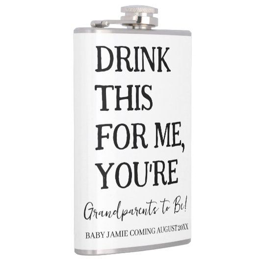 これをあなたはおばあちゃんに飲おもしろいむ フラスク (右)