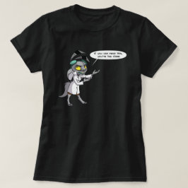 これをあなたは余りに近く読むことができれば Tシャツ