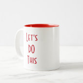 これをしよう! ツートーンマグカップ (正面左)