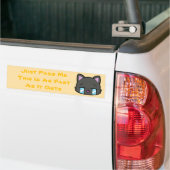 これをとにかく早く渡してちょ バンパーステッカー (トラック上)