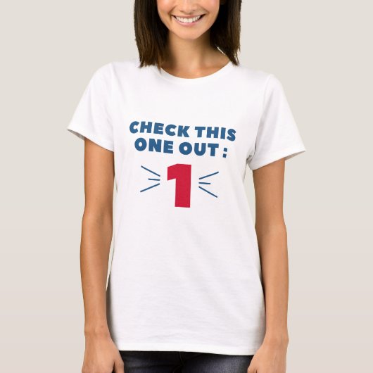 これをチェックアウト Tシャツ (正面)