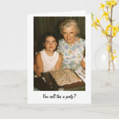 これをパーティーと呼びますか。 カード (黄色い花)